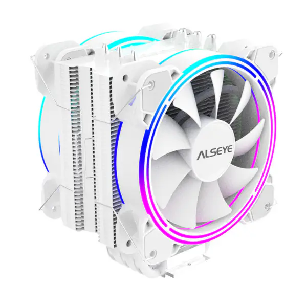 Alseye 6pipes 120mm Dissipatore di calore a doppia ventola Argb Cpu Fan Cooler