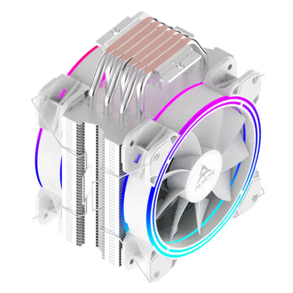 Alseye 6pipes 120mm Dissipatore di calore a doppia ventola Argb Cpu Fan Cooler