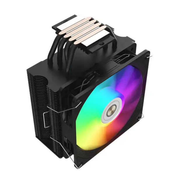 Raffreddatore d'aria della cpu con 4 tubi di calore di rame a contatto diretto per Lga1700 e Am5