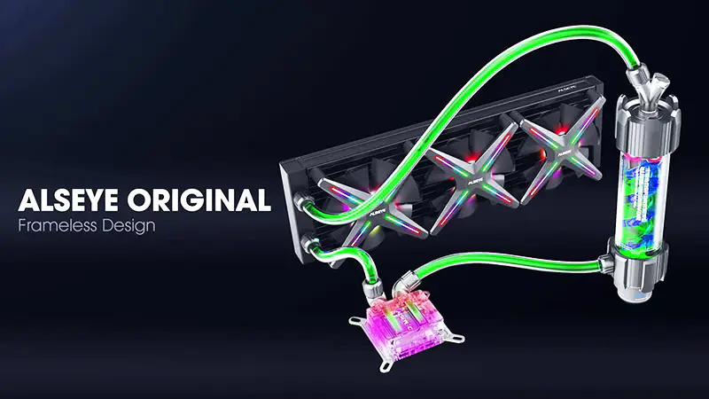 Kit di raffreddamento ad acqua ad alte prestazioni Diy 240 Xtreme Soft Tube con ventola Rgb da 120 mm per computer