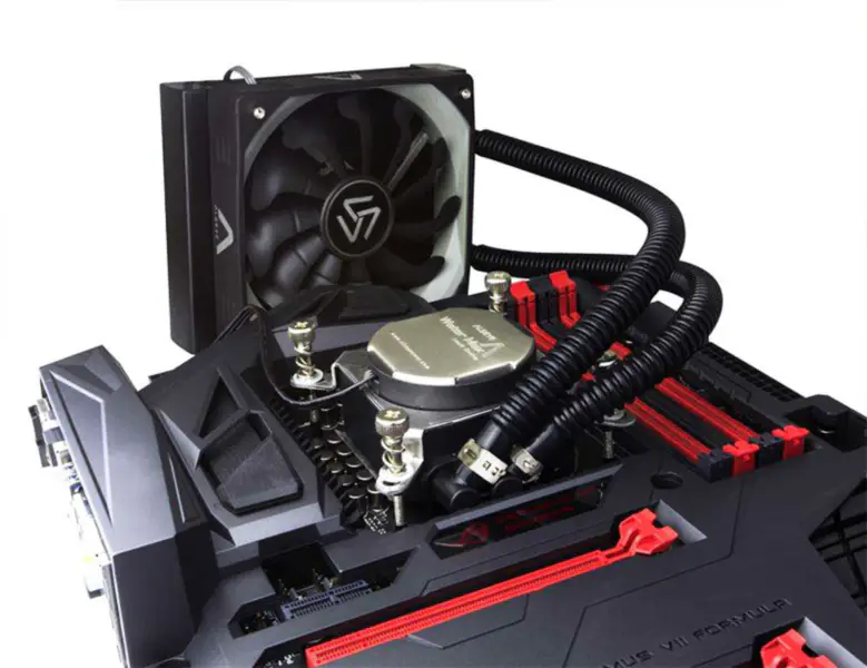 Raffreddatore a liquido Watermax120 Cpu con raffreddamento ad acqua del computer ad alte prestazioni Fan12cm Pwm 4pin radiatore in alluminio
