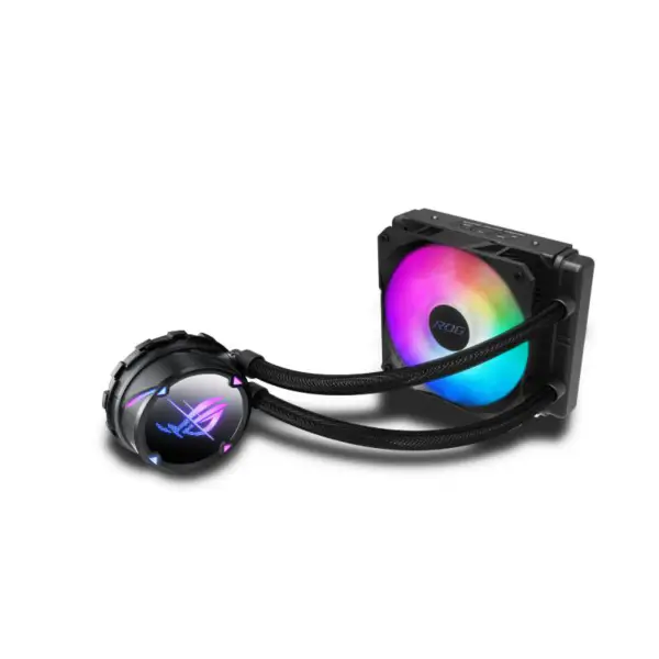 AsUs Rog Strix Lc Ii 120 Argb Radiatore di raffreddamento ad acqua integrato Cpu Asetek Processor Cooling