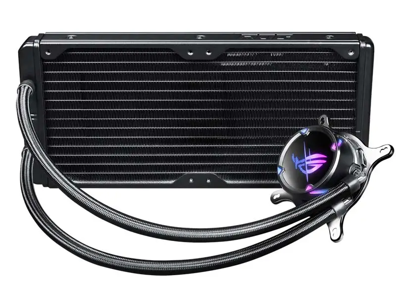 AsUs Rog Strix Lc Ii 280 Argb Aio 2fans Radiatore di raffreddamento ad acqua integrato Cpu Asetek Processore Ventola di raffreddamento