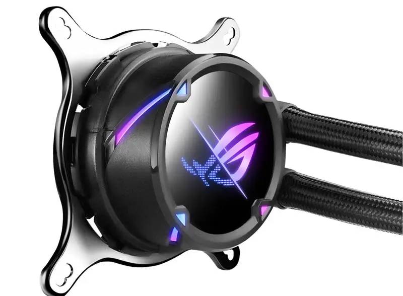 AsUs Rog Strix Lc Ii 240 Argb 2fans Radiatore ad acqua integrato Cpu Asetek 7th Pwm Dc Cpu Cooling Argb Fan