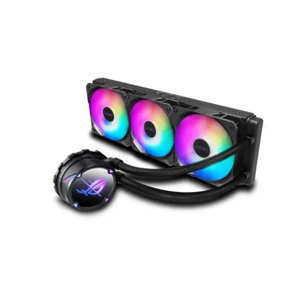 AsUs Rog Strix Lc Ii 360 Argb 3fans Radiatore integrato raffreddato ad acqua 12a generazione Cpu Asetek 7a Pwm Dc Cpu Cooling Argb Fan