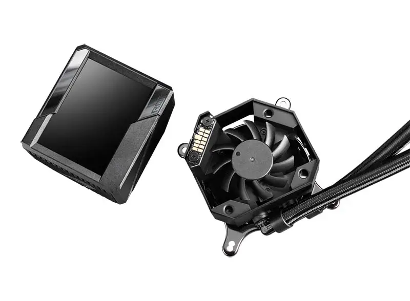 AsUs Rog Ryujin Ii 360 Argb 3fans Radiatore integrato raffreddato ad acqua 12a Gen Cpu Asetek 7a Gen 3.5in Lcd Pwm Dc Argb Cool Fan
